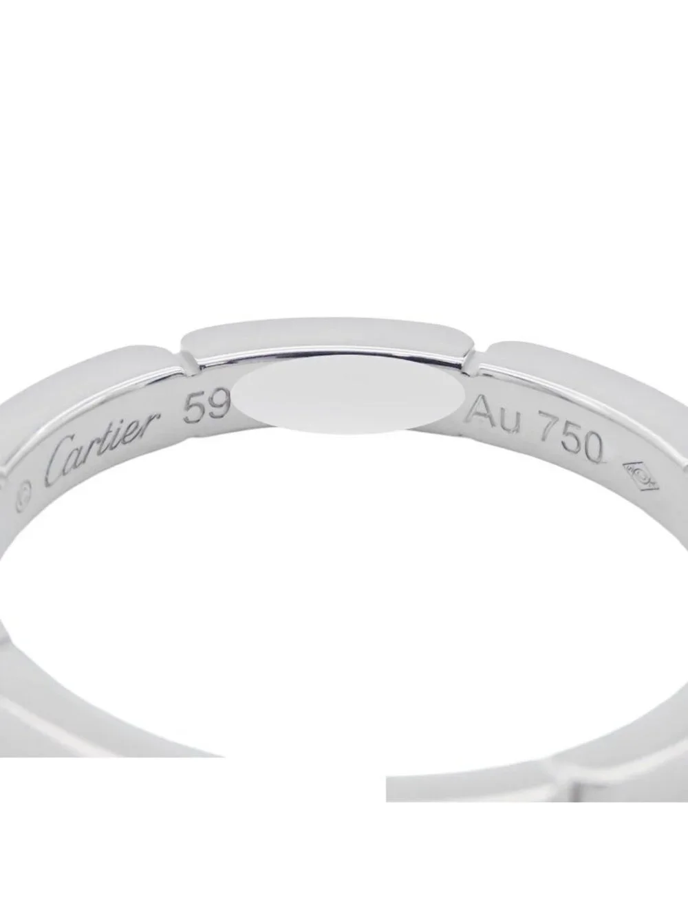 Cartier Maillon Panthere Wedding Ring White Gold 18K 59